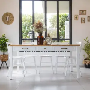 שולחן אוכל אמה שמנת